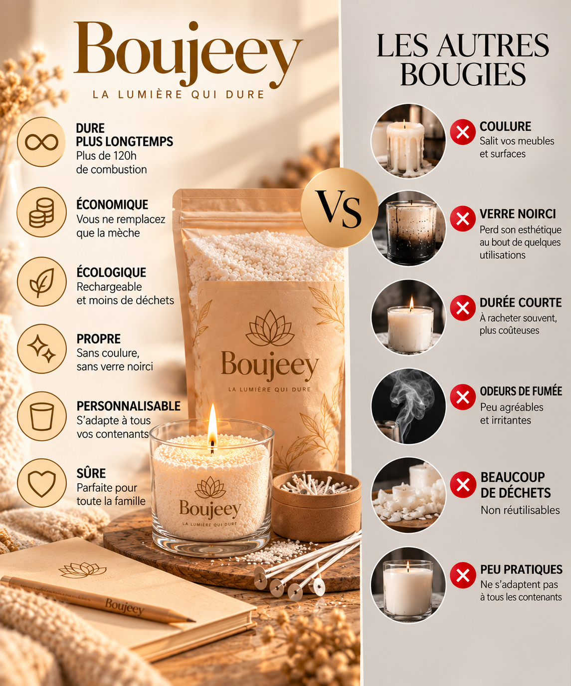 Bougie sable